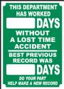 Safety Score Board Sign - 20x28"